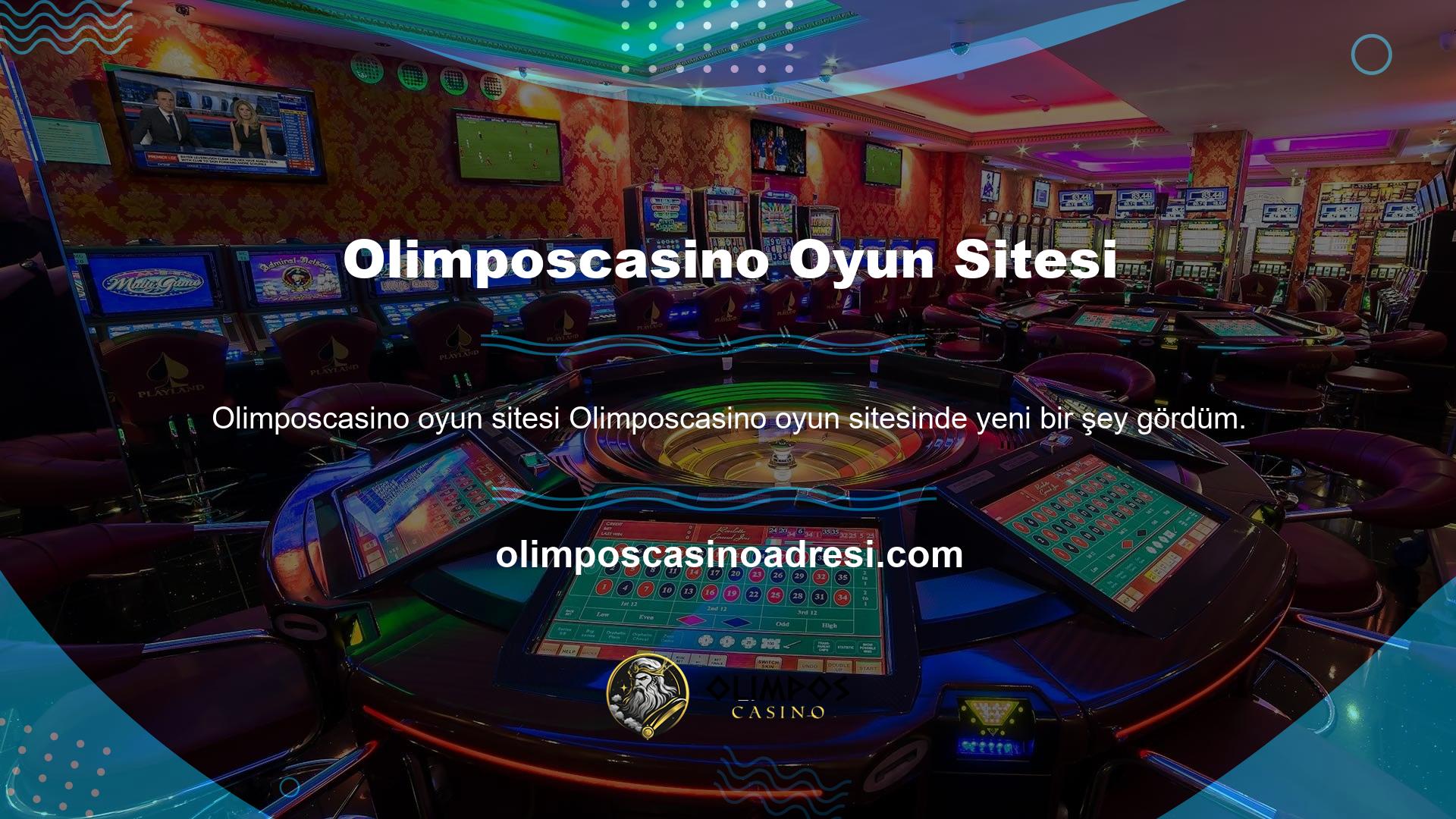 Bu deneyim için, Olimposcasino giriş yapmak veya keşfetmek için giriş yapmak için simgeye tıklayabilirsiniz